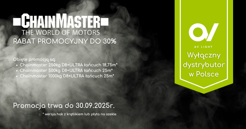 Chainmaster D8+ULTRA – Promocja Wrześniowa