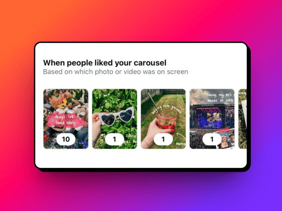 You May Soon Know Which Instagram Carousel Frame Got the Like 👀