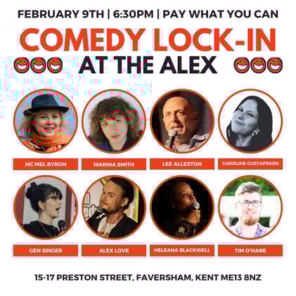 Comedy Lock-In – This Sunday, Feb 9th! 🎤🎭