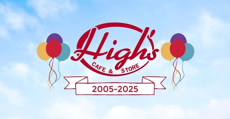 👉High's Cafe Anniversary Celebration + Bourbon & Blades Event