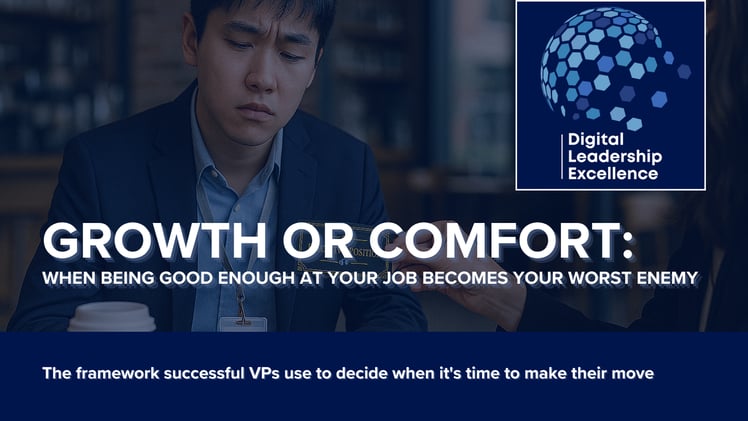 #44 Growth or Comfort: When being good enough at your job becomes your worst enemy 