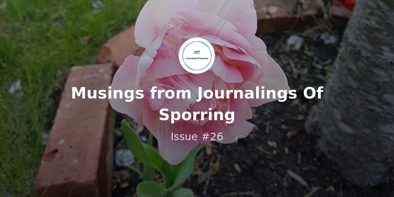 Musings from Journalings Of Sporring - Issue #26
