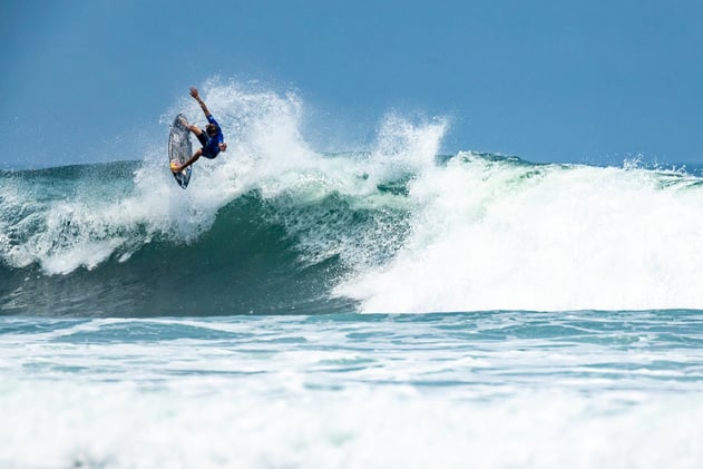 May 15 - Lukas Skinner wins SILVER at the World Junior Surfing Championships