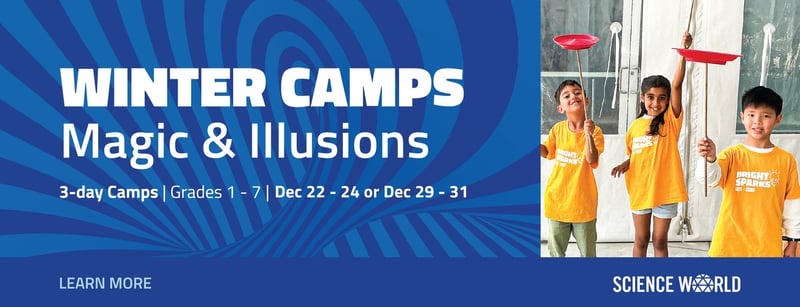 Your kids will LOVE this: Science World Winter Camps are back!