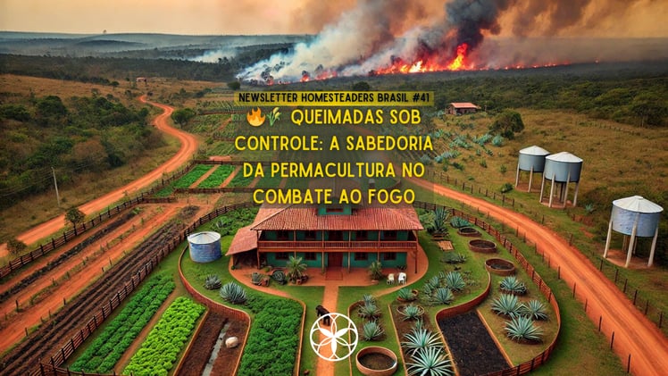 Homesteaders Brasil #41 | 🔥🌾Queimadas Sob Controle: A Sabedoria da Permacultura no Combate ao Fogo