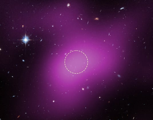 Hubble peers at Cloud-9, a nearby dark matter cloud from the ancient universe