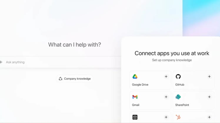 💼 ChatGPT company knowledge