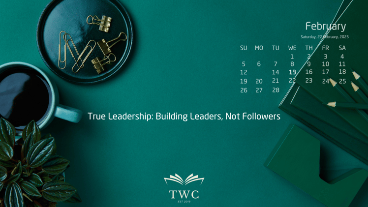 Building Leaders, Not Followers