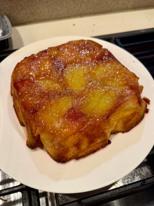 The Sweet Solution to Summer's Bounty: Peach Upside-Down Cake!