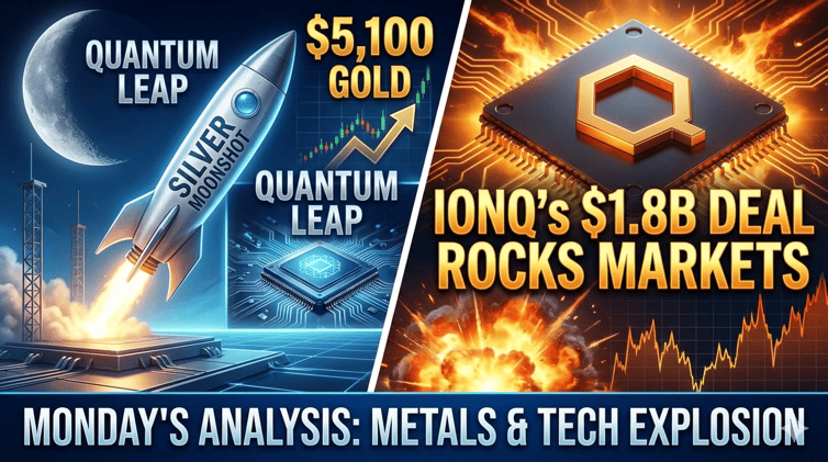 🚀 SILVER MOONSHOT & QUANTUM LEAP: Gold Hits $5,100, IonQ's $1.8B Deal Rocks Markets