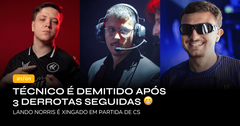 Fluxo demite técnico após 3 derrotas seguidas 😬