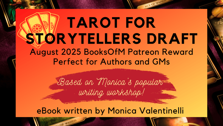 Tarot for Storytellers eBook Draft Released to Patrons in August