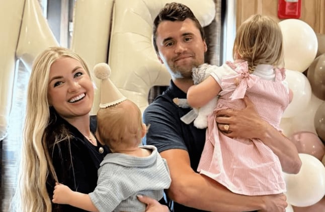 Charlie Kirk’s Daughter Sees His Face on TPUSA Poster and Says ‘I See Daddy’