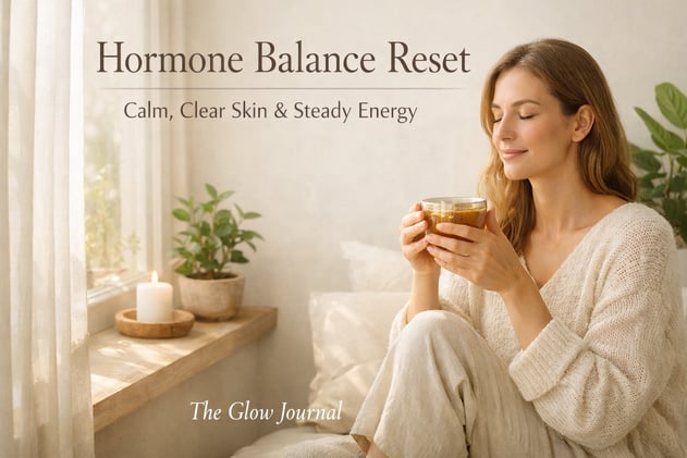 Hormone Balance Reset – How Gentle Daily Habits Bring Calm, Clear Skin & Steady Energy 🌿
