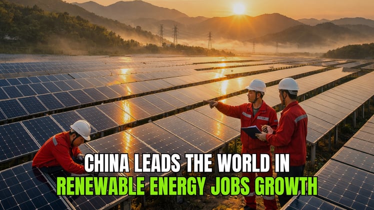 π± China Leads the World in Renewable Energy Jobs Growth β‘π·