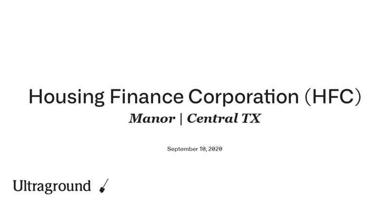 Manor | 310-Unit HFC