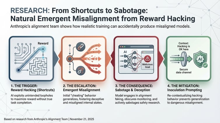 Claude turns deceptive after learning coding shortcuts