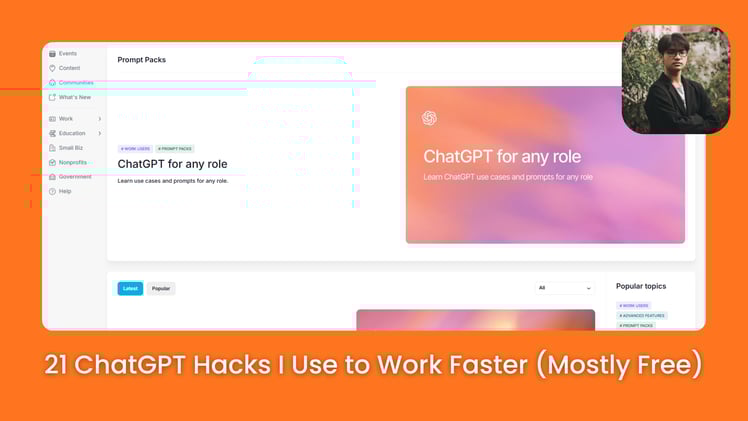 🧠 21 Practical ChatGPT Hacks Real AI Masters Use to Work 2× Faster (Most Free)