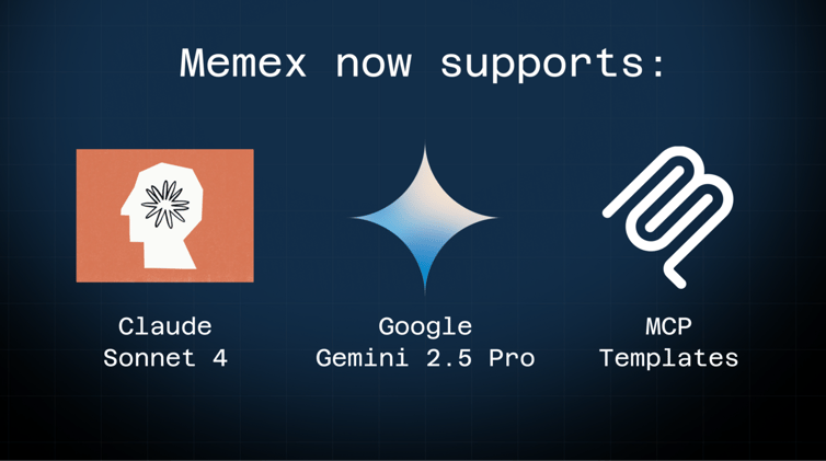 Introducing Claude 4, Gemini 2.5, and MCP Templates
