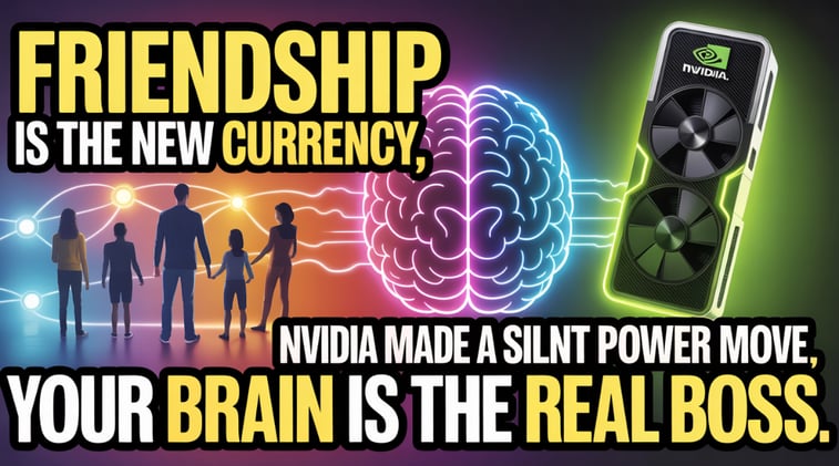 Friendship Is the New Currency, Nvidia Made a Silent Power Move, and Your Brain Is the Real Boss