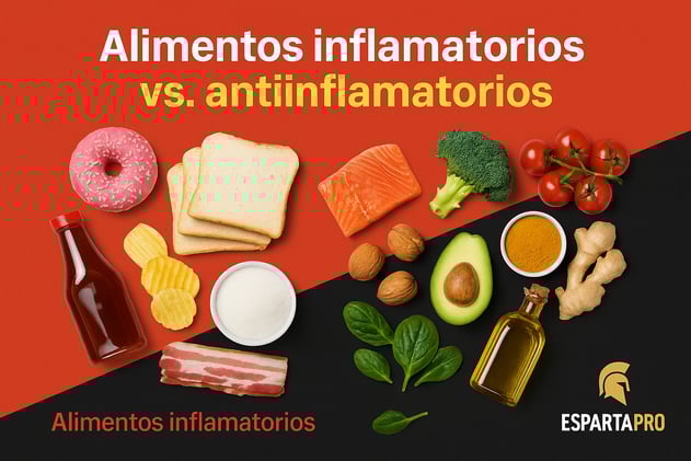 🫒 Alimentos inflamatorios vs. antiinflamatorios