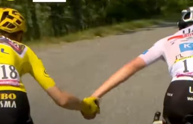 🚴‍♂️ Le Tour Stops For Sportsmanship
