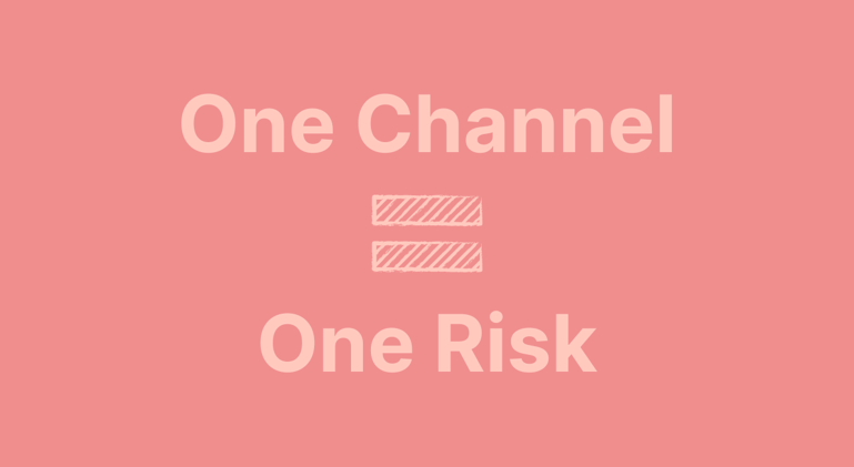 One Channel = One Risk