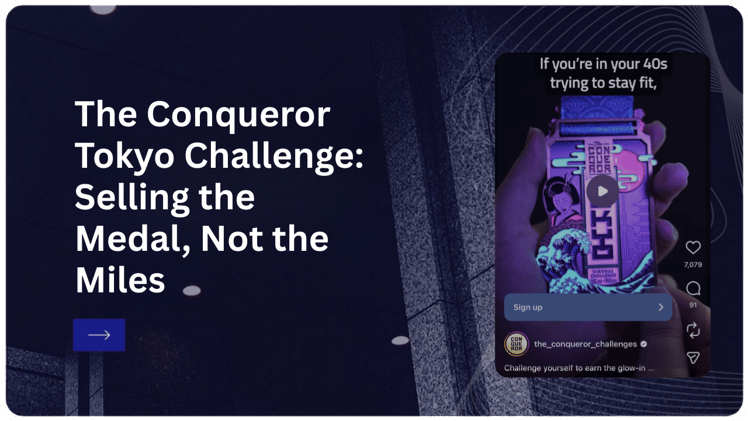 The Conqueror Tokyo Challenge: Selling the Medal, Not the Miles