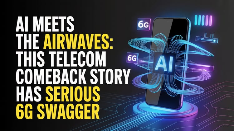 AI Meets the Airwaves: This Telecom Comeback Story Has Serious 6G Swagger