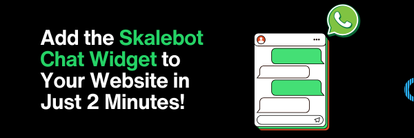 Add the Skalebot Chat Widget to Your Website in Just 2 Minutes!