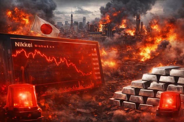 Japan and Asian Markets In Free Fall As Reverse Carry Trade 2.0 Starts, Water Desalination Strikes Mark MAJOR Escalation🚨, Silver Price Resilient ~60% Above Its Prior All-Time Highs Amidst Global Margin Calls