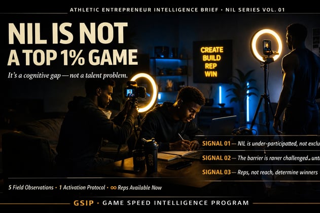 Why Most Athletes Think NIL Is Only for the Top 1%.