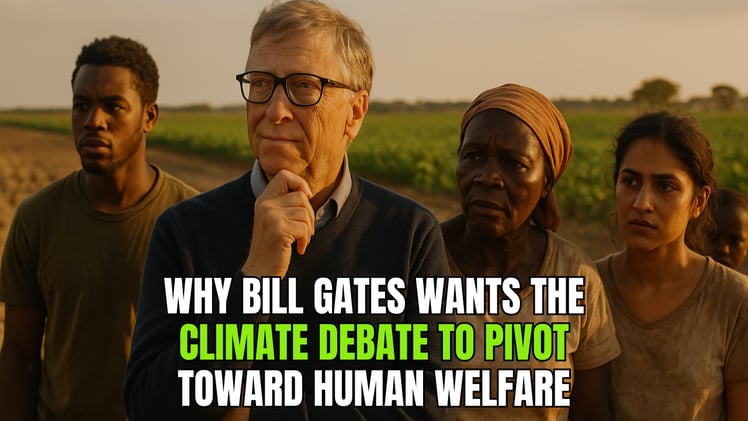 🌱 Why Bill Gates Wants the Climate Debate to Pivot Toward Human Welfare 🌍💚