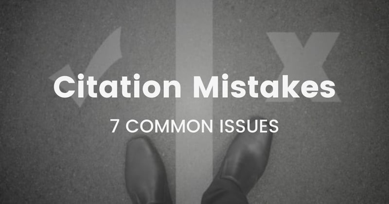 #21 Avoid these 7 common citation mistakes