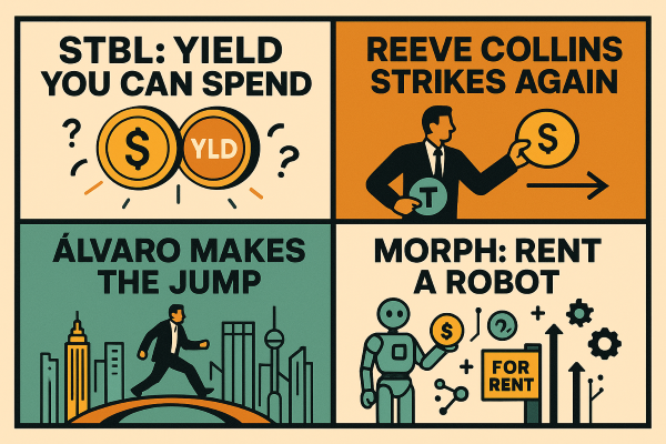 STBL, Robots & Reeve Collins: The Hottest Follows in Crypto