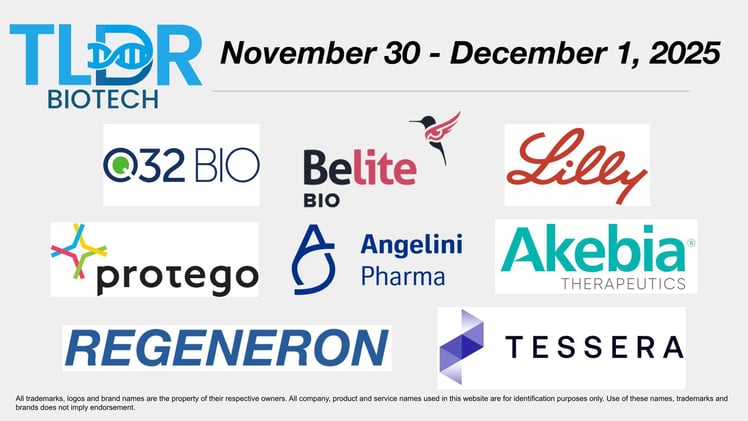 Biotech & Pharma Updates | November 30 - December 1, 2025