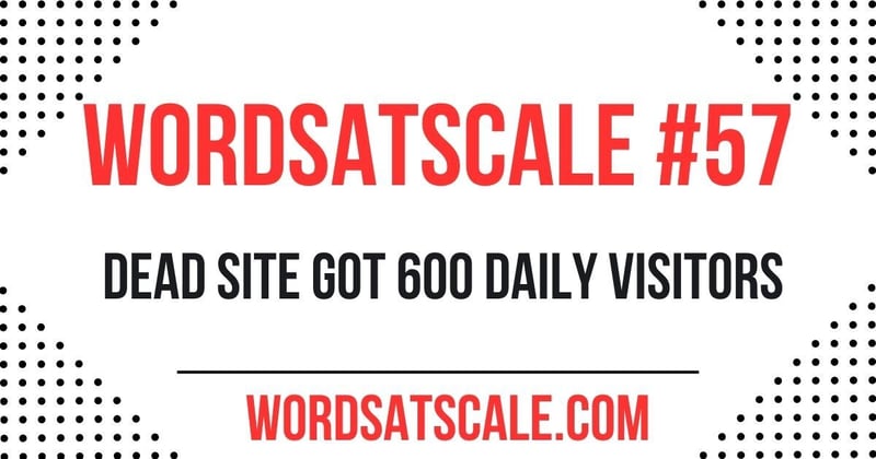 WordsAtScale #57: 📈 Grow traffic fast with the YouTube + blog + affiliate combo