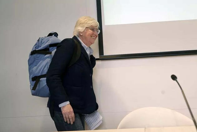 Ponsatí, a Barcelona: “No he vingut a fer cap pacte amb l’Estat, sinó a denunciar la vulneració de drets”