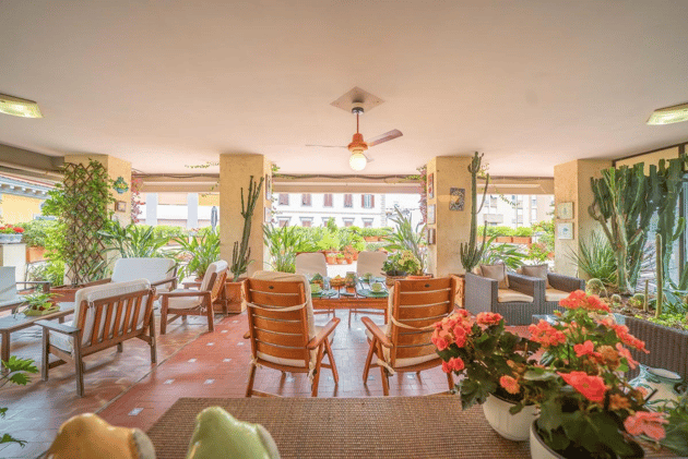 The Terrace Of Your Dreams In A City By The Sea