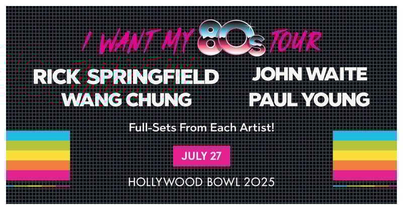 The ’80s are Back on 7/27!