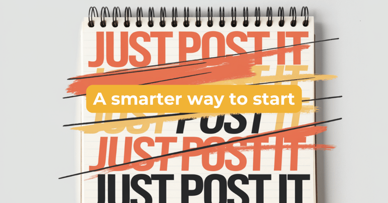 The easiest way to start posting...