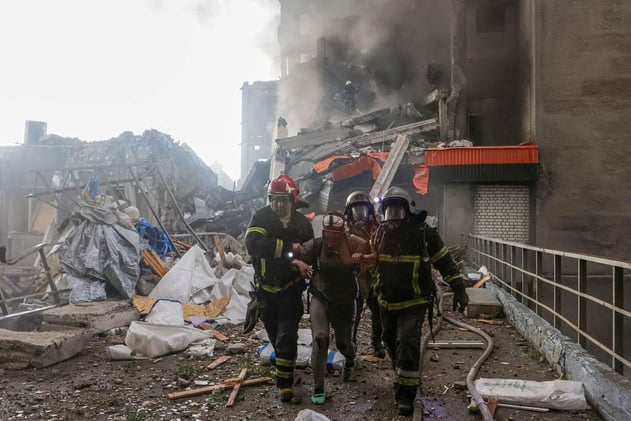 Russia Launches Devastating Strike On Ukraine Killing Civilians And Hitting Schools