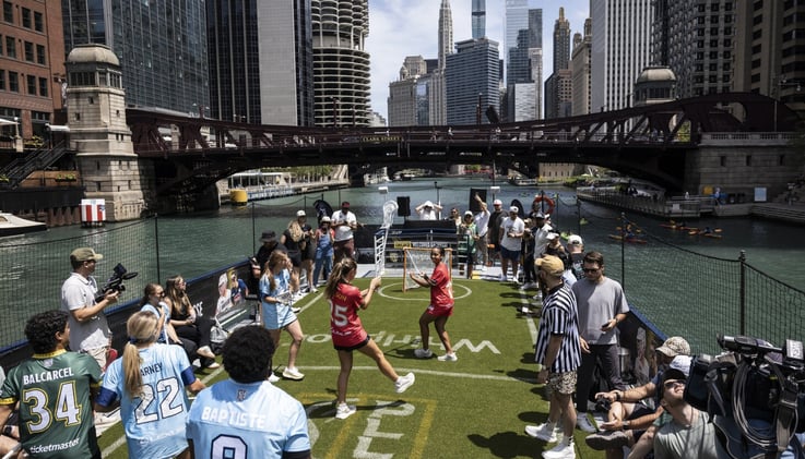 Lacrosse on the River | Wilson goes all in with Caitlin Clark