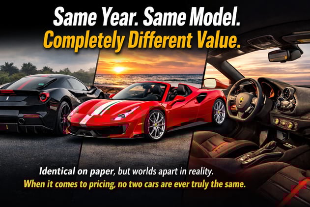 Two 2020 Ferrari 488 Pistas. Two Completely Different Realities.