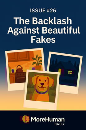 🧠 Issue #26 – We Don’t Want Perfect. We Want Real.