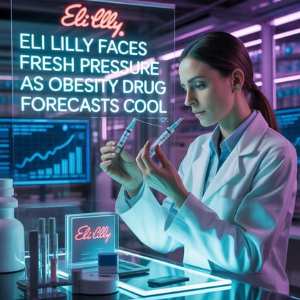 💥 Eli Lilly Faces Fresh Pressure as Obesity Drug Forecasts Cool