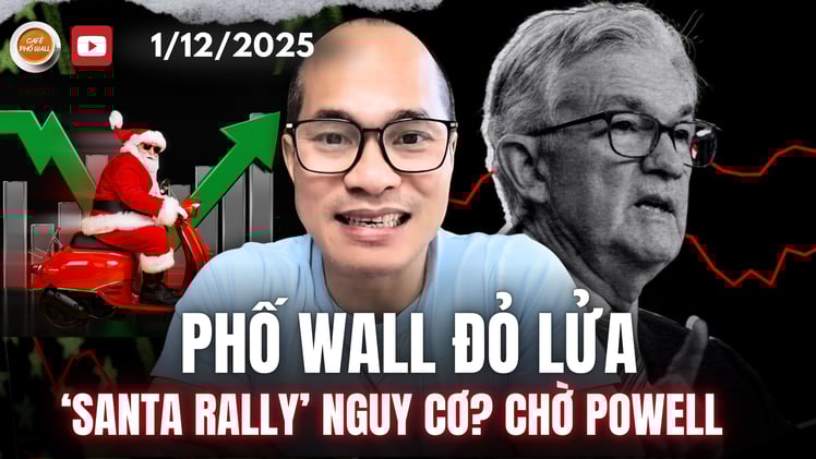 Phố Wall Mở Tháng 12 Trong Sắc Đỏ: Fed Giảm Lãi Hay Phá Hỏng Santa Rally?