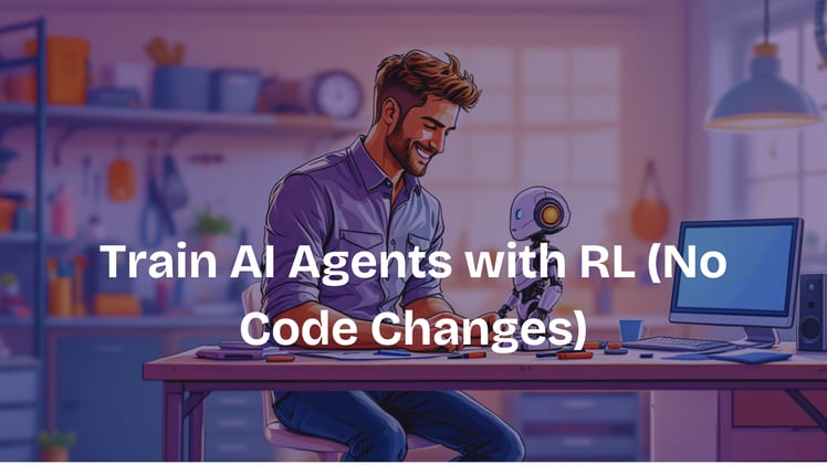 Train AI Agents with RL (No Code Changes)