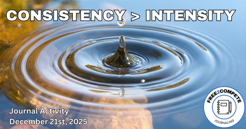 Consistency > Intensity