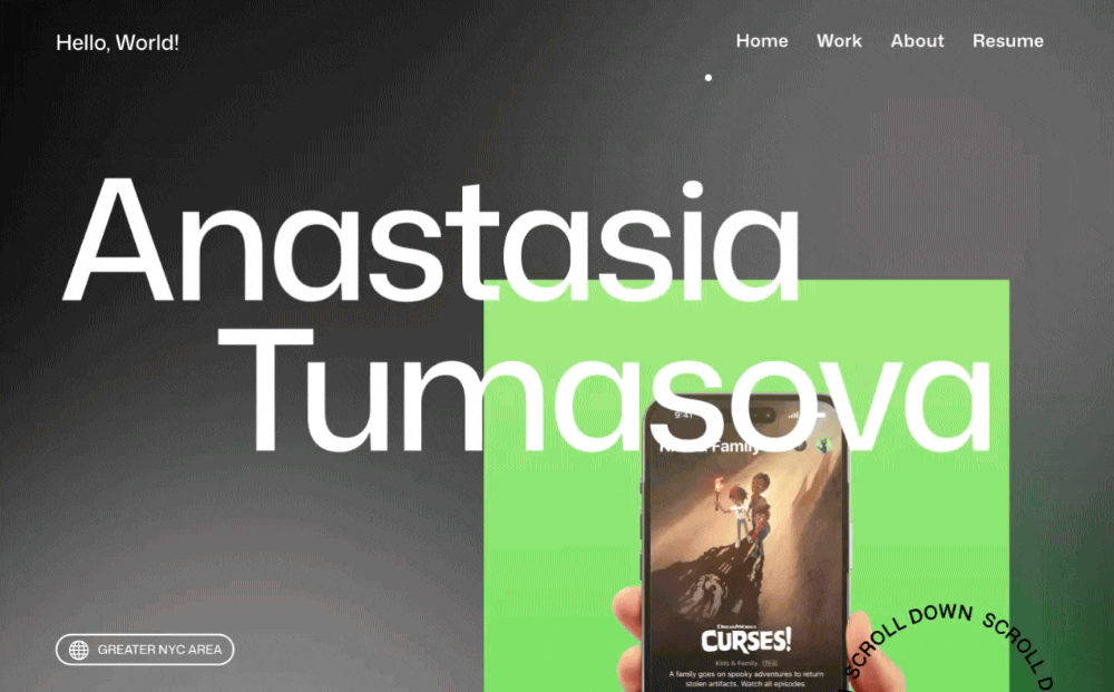 Junior Portfolio Showcase: Anastasia Tumasova